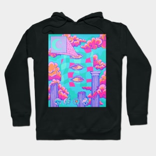 Clairvoyance - Colorful Surreal Painting Hoodie